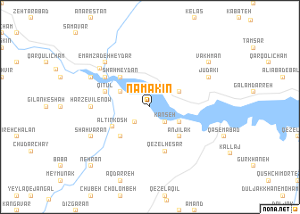 map of Namakīn