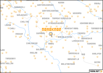 map of Namak Nār