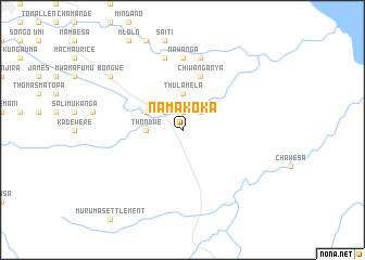 map of Namakoka