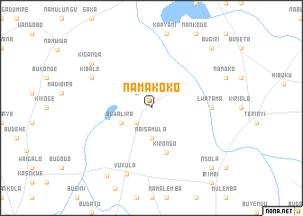 map of Namakoko