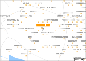 map of Namalam