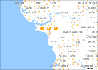 map of Namalangan