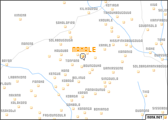 map of Namalé