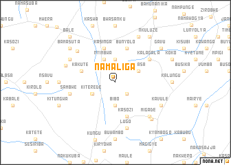 map of Namaliga