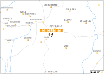 map of Namaliongo