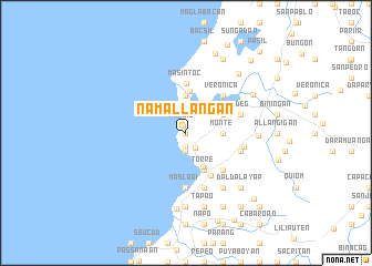 map of Namal-langan