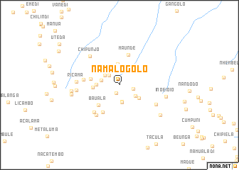 map of Namalogolò