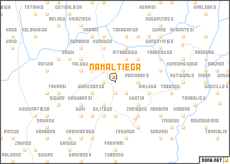 map of Namaltiega