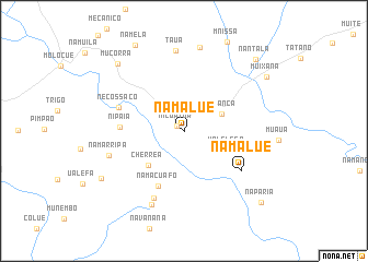 map of Namalue