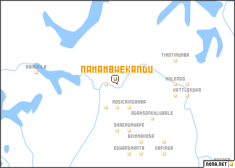 map of Namambwe Kandu