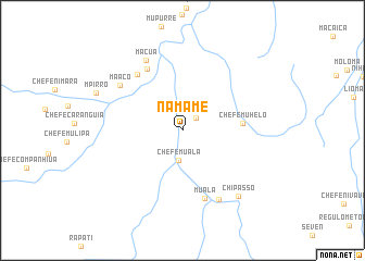 map of Namame