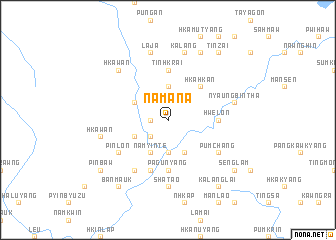 map of Namana