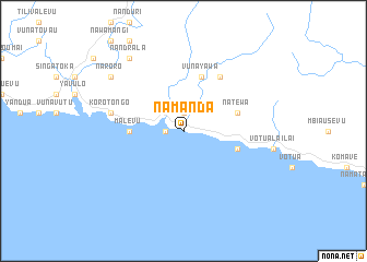 map of Namanda