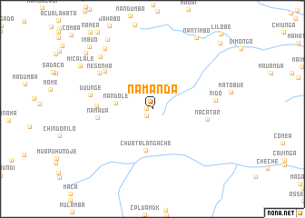 map of Namanda