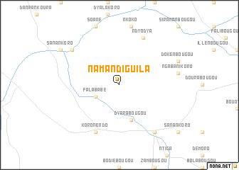 map of Namandiguila