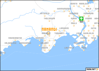 map of Namandi
