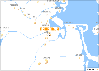 map of Namandja