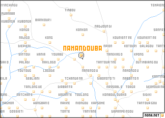 map of Namandouba