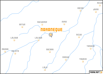 map of Namanéque