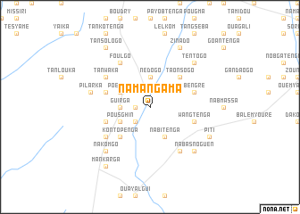 map of Namangama