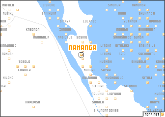 map of Namanga