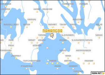 map of Namangoa