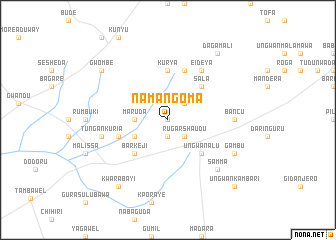 map of Namangoma