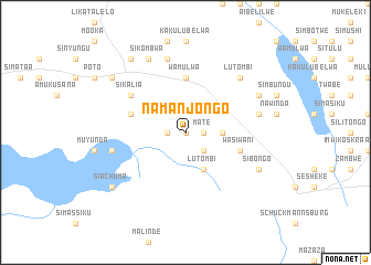 map of Namanjongo