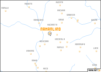 map of Namanliro