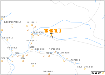 map of Nāmānlū