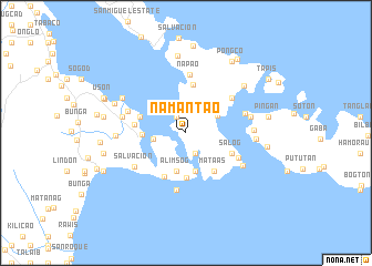 map of Namantao