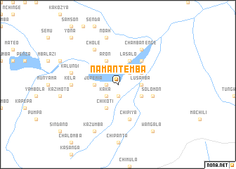 map of Namantemba