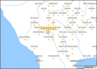 map of Namaous