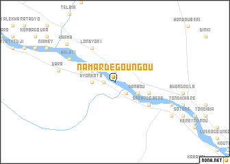 map of Namarde Goungou