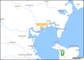 map of Namare