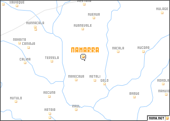 map of Namarra