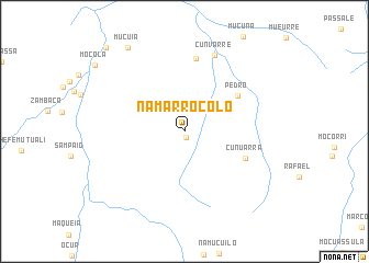 map of Namarrocolo