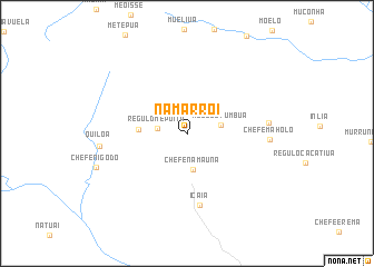 map of Namarrói