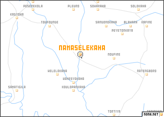 map of Namasélékaha