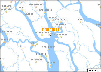 map of Namasibi