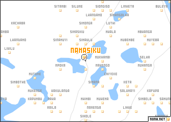 map of Namasiku