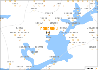 map of Namasiku