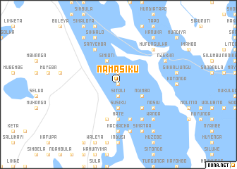 map of Namasiku