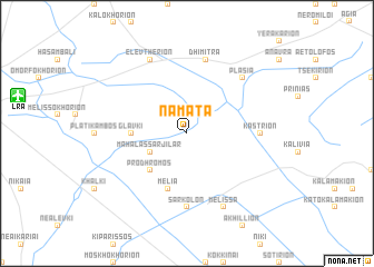 map of Námata