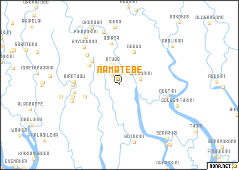 map of Namatebe