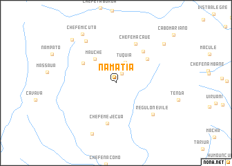 map of Namatia