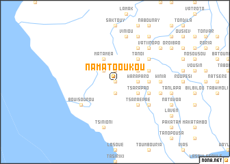 map of Namatooukou