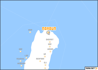 map of Namaun