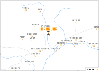 map of Nām Āvar