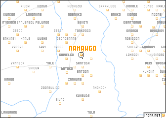 map of Namawgo